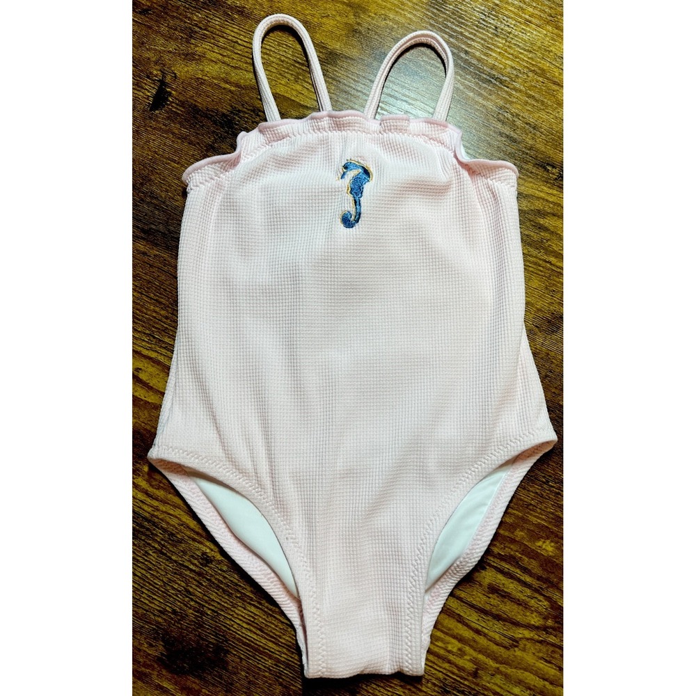 Zara Girls Pink Seahorse Swimsuit Size 12/24 Months‎ NEW One Piece Summer